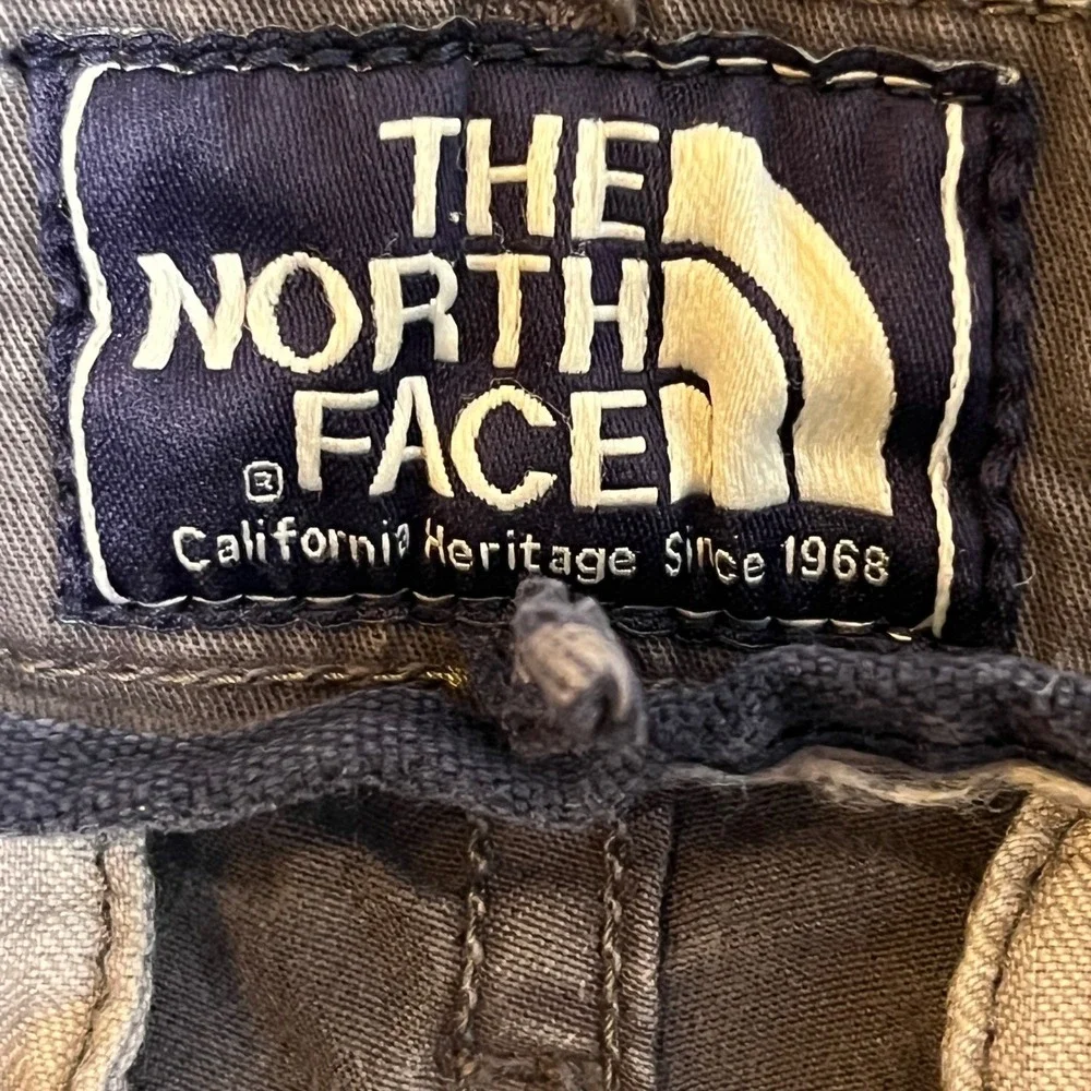 North Face Mens Pants 32 Short Gray Cotton Stretch Casual Outdoor Cargo Gorpcore